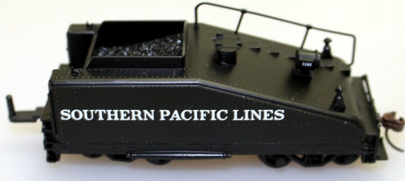 Tender - ( Slope ) Southern Pacific #1143 (HO 0-6-0/2-6-0/2-6-2)